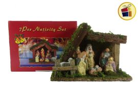 PESEBRE 7 FIGURAS  EN CAJA POKA (DX20109-A/DX22311-1/201096)
