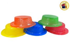 SOMBRERO RANCHO LISO/FLUOR X5 (85614) COTILLON REY CARIOCA