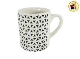 "P.R.C1.C2" JARRO MUG  CERAMICA TRIANGULITOS 10CM FLUSS (BLC257/965915)