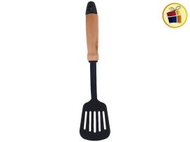 ESPATULA CALADA NYLON MANGO MADERA (10567/BK5-5/433632)