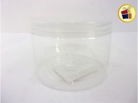 FRASCO PLASTICO TRANSPARENTE TAPA ROSCA 7X10CM (983-4/983-5/400309)