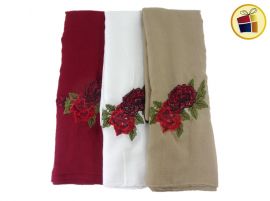 CHALINA DAMA LISA CON ROSA BORDADA (00199) 