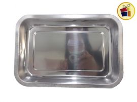 BANDEJA DE ACERO RECTANGULAR 31X21CM (031249/PP0630)