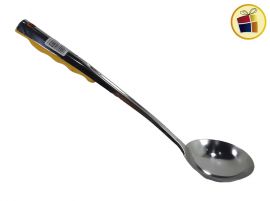 CUCHARON DE ACERO MANGO COLOR 36CM (054248/PP0414)