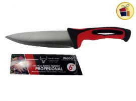 CUCHILLO MANGO PLASTICO  6" 27CM CROWN BIRD (060300/PP1217)