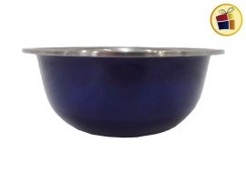 BOWL DE ACERO BASE COLOR 21X8,5CM (078435/DL3661)