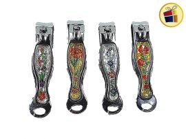 ALICATE PARA UÑAS CHICO ESTAMPA FLORES (CV) (403622) 