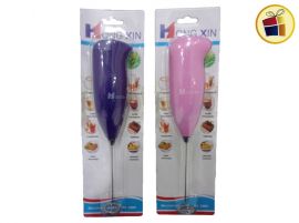 BATIDOR LECHE PLASTICO A PILAS 21CM EN CAJA Y BLISTER TARUM (MS3089/390192)