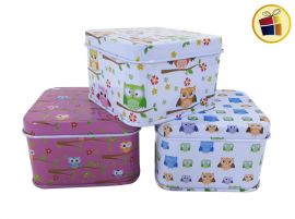 (30%P) ALHAJERO DE LATA DECORADO CUADRADO 7X5CM  (217246/682-17-24)