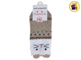 MEDIA SOQUETE PARA DAMA CON OREJITAS (21359)