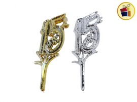 ESPIGA X1UN N°15 AÑOS CHICA ORO/PLATA (928857) METALPLAST