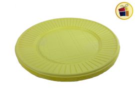 (P.G.R.C1.C2.F.B.RCIA)PLATO 17 AMARILLO PASTEL X10 CHICO (27282) PLASTICO SAN ANDRES