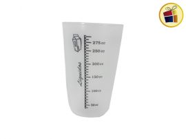 VASO PLASTICO MEDIDOR 275 CC DIF PLAST (145/159767)