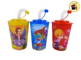 VASO PLASTICO 3D CON SORBETE GIGANTE 12,5CM (10018/568964/D80470)