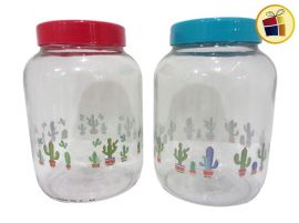 FRASCO VIDRIO 3000CC CACTUS TAPA PLASTICA DAYS (000689/OA783-OXSO)