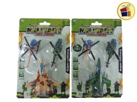 NEW21 AVIÓN +2 HELICOPTEROS MILITARES EN BLISTER PUBLILED (A200369/183194)