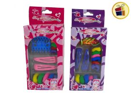 SET DE NENA EN CAJA (ACCESORIOS PARA CABELLO) (70184/48-35)