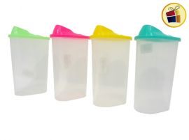 VERTEDOR PLASTICO TAPA COLOR YERBA - AZUCAR 500 G TREBOL (0101/000217)