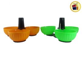 COPETINERO PLASTICO X3 RECIPIENTES TREBOL (0604/290762) 