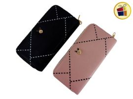 (PC-G-ST-R-F-B-RCIA)BILLETERA PARA DAMA LINEAS DOBLE CIERRE (58221/47-6)