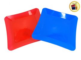 PLATO PLAYO CUADRADO COLOR 21X21CM GLAGO (1001/753635) 