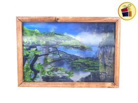 CUADRO MARCO MADERA 3D 20X30CM NICO (969202)