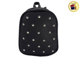 MOCHILA MINI CUERINA CON TACHAS (884703/LH227)