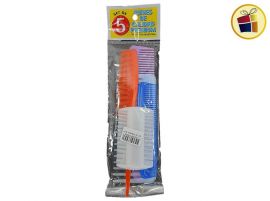 SET X5 PEINES VARIOS MODELOS EN BOLSA (39560) TONY FANO