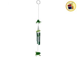 LLAMADOR DE ANGEL CON  DELFIN Y RANA EN ARO   EN BOLSA  NICO (798/796/772212)