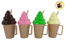 VASO SORBITO FORMA CUCURUCHO LUCERO (0003407/340)