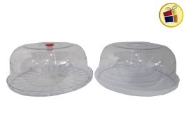 CAMPANA ACRILICA  CRISTAL CON BANDEJA LUCERO (006453/645)
