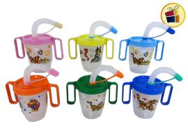 VASO TOMA SOLITO CON SORBETE DIF PLAST (986642/146)