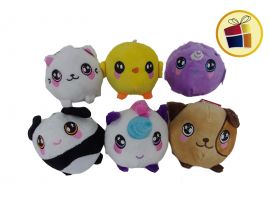 LLAVERO PELUCHE PELOTA ANIMALITOS YANI TOYS (86619/LL0022)