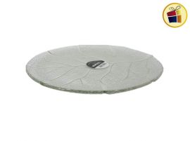 "P.C1.C2.M.ST"PLATO DE VIDRIO PLAYO LABRADO DURAX (410196)