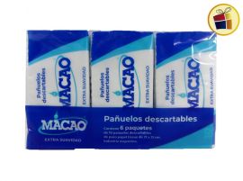 ### PAÑUELO DESCARTABLE X6 MACAO (000296/230735)