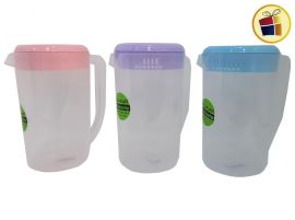 JARRA PLASTICA CON TAPA Y MEDIDA 3 POSICIONES 2.15LTS MIS 22.5CM (5124/160679)