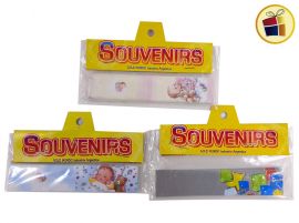 TARJETA PARA SOUVENIRS X30 (57265) GOLD MUNDO