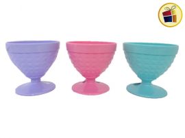 COPA POSTRE BAJA PLASTICA RETRO COLOR BEAUTY (900205/560092)