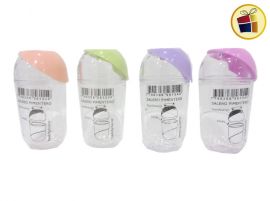 SALERO PIMENTERO INDIVIDUAL ACRILICO 9CM TAPA COLOR GIRATORIA BEAUTY (900320/901320/561549)