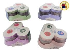 ESPECIERO ACRILICO X3 APILABLE  CON BASE COLOR BEAUTY (900305/565172)