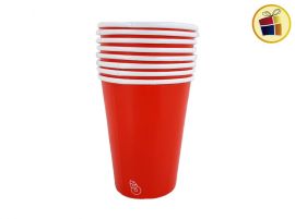 VASO X8 UND LISO ROJO (04947) OTERO 