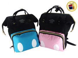 MOCHILA MATERNAL CORDURA BOLSILLO LUNARES GRANDES (123030/SH04-14-03)