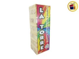 JUEGO YENGA DE MADERA TORRE GRANDE 7X7X20.5 CM  APOX (006445)