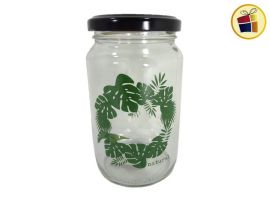 FRASCO DE VIDRIO AMANECER 360CC DECO TAPA 63MM AXIAL MEGA ENVASE (00072/73/76/77/3946834)