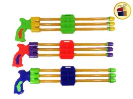 PISTOLA LANZA AGUA 3 CAÑORES 50CM BERKMA (SD22230/222305)