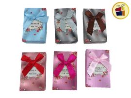 CAJA REGALO RECTANGULAR MEDIANA ESTAMPADA (CV) (017058)