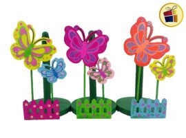 PORTA ROLLO MADERA DECORADO SURTIDOS 20X12CM (/126681217222/19010/19011) 