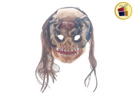 MASCARA DE GOMA CON PELO Y MANTO CH (15607) CH
