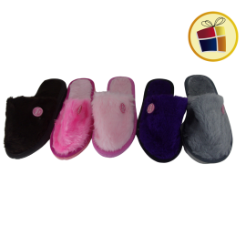 PANTUFLA PARA DAMA PELUCHE (98097/825)