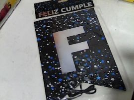 (P.ST.)BANDERIN FELIZ CUMPLE XL ROSA PASTEL  X1 (03348-74/06538) GOLD MUNDO 